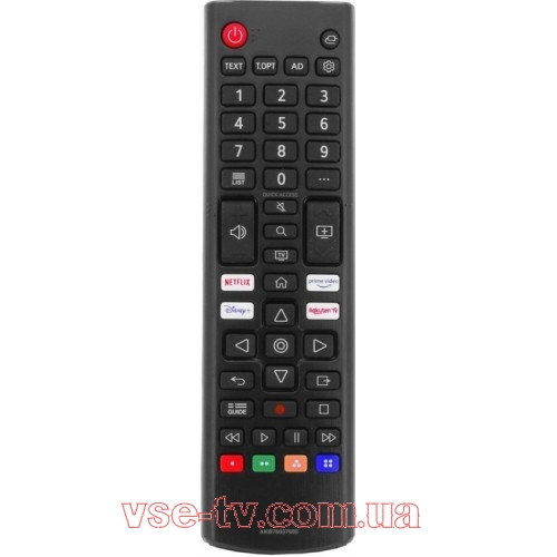 Пульт для телевизора LG 50UQ75006LF