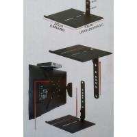 Кронштейн(полка) для мультимедійних приладів 20х17см MBtech Кронштейн(полка) для мультимедійних приладів 20х17см MBtech
