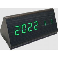 Цифровий годинник настільний VST-861 (5) з датчиком температури, зелений LED-дисплей, Дата, Будильник Цифровий годинник настільний VST-861 (5) з датчиком температури, зелений LED-дисплей, Дата, Будильник